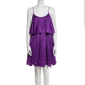 Halston Silk Mini Dress